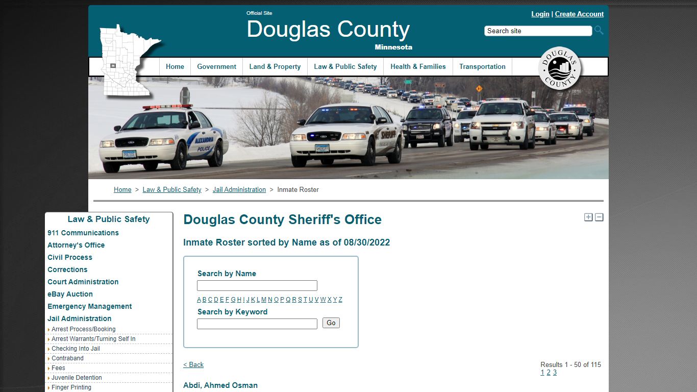 Douglas County | Inmate Roster